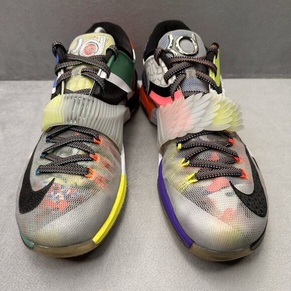 Mens Size 10 Nike KD 7 VII \'What The‎ KD\' Basketball Shoes Multicolor 2015 main image 8